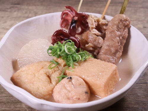 牛白湯スープで食べる! コムタン風おでん